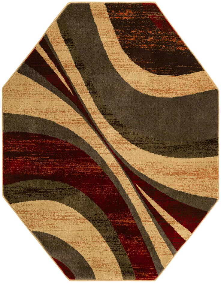 Detail image of 6' x 6' Cafe Octagon Rug