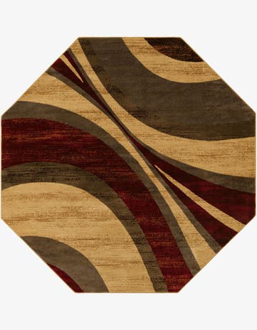 7' 10 x 7' 10 Cafe Octagon Rug