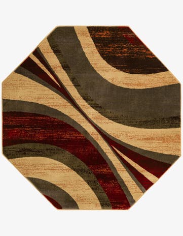 6' x 6' Cafe Octagon Rug