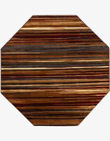 7' 10 x 7' 10 Coffee Shop Octagon Rug