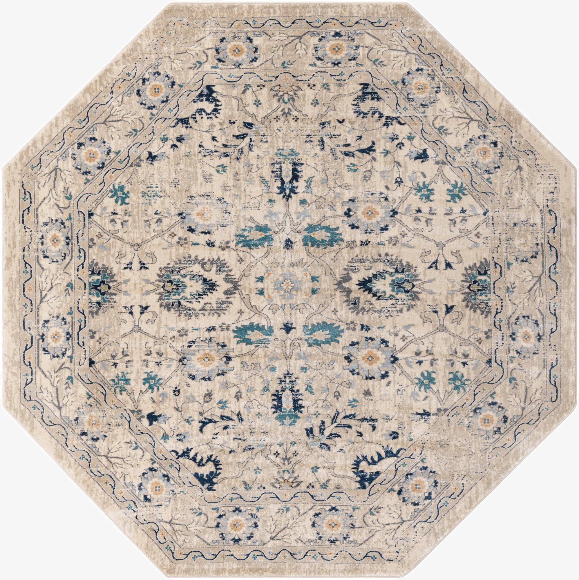 7' 10 x 7' 10 Dahlia Octagon Rug