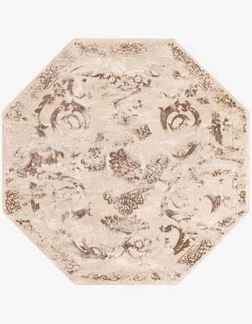 Beige Finsbury Octagon Rug