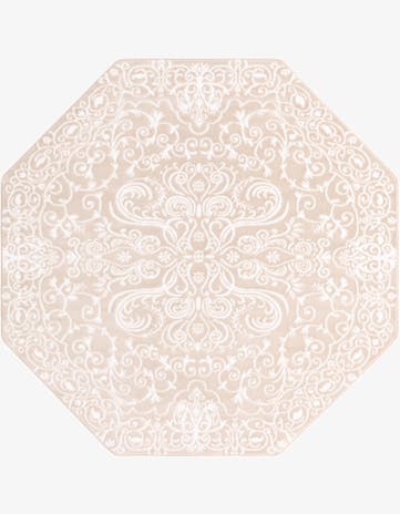 Beige Himalaya Octagon Rug