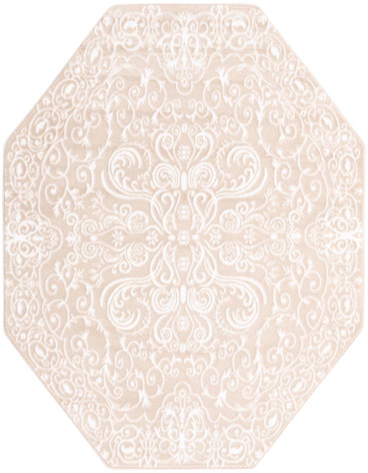 Detail image of 5' 3 x 5' 3 Nepal Octagon Rug