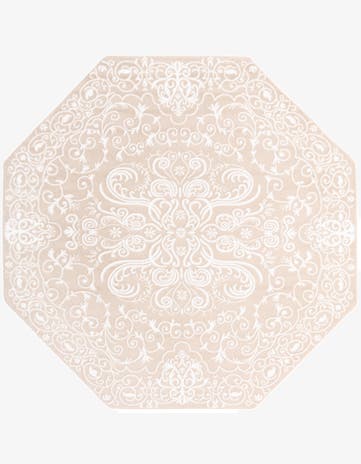 Beige Nepal Octagon Rug