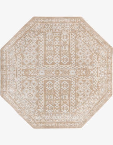 Beige Oxford Octagon Rug