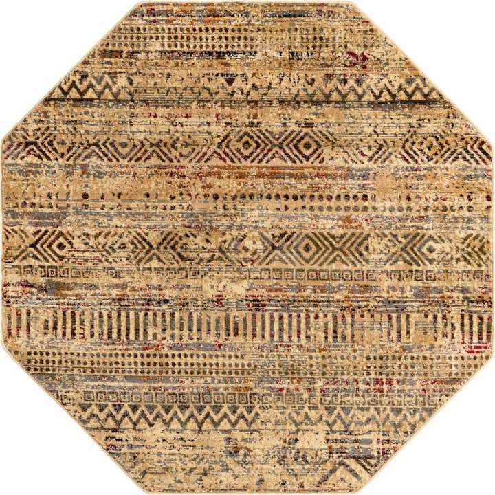5' 3 x 5' 3 Saturn Octagon Rug