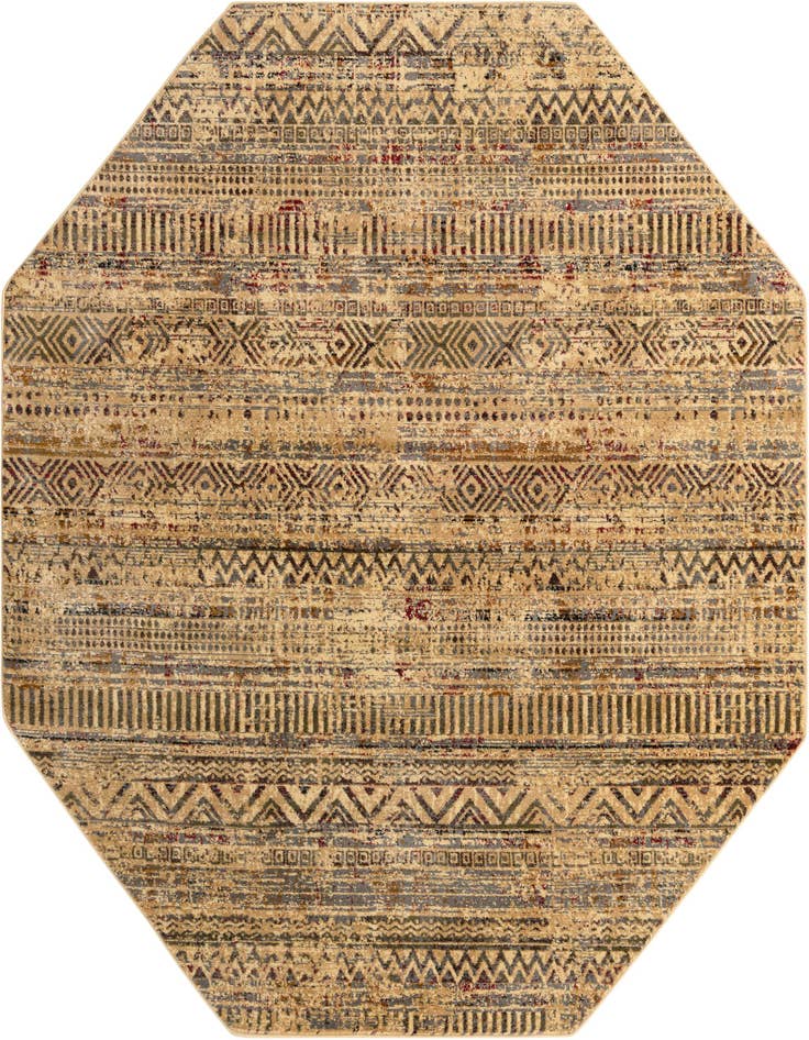 Detail image of 7' 10 x 7' 10 Saturn Octagon Rug