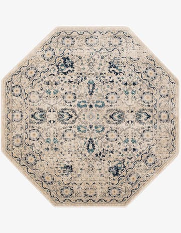 5' 3 x 5' 3 Stockholm Octagon Rug