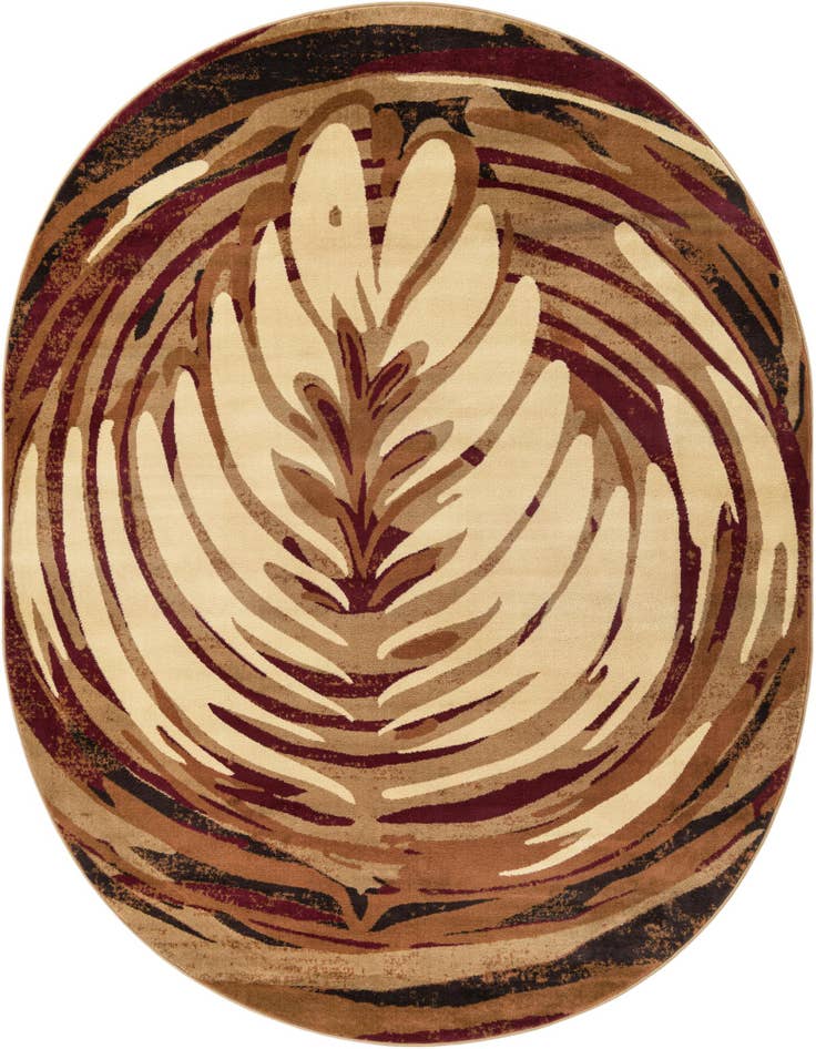 Detail image of 7' 10 x 10' Cafe Oval Rug