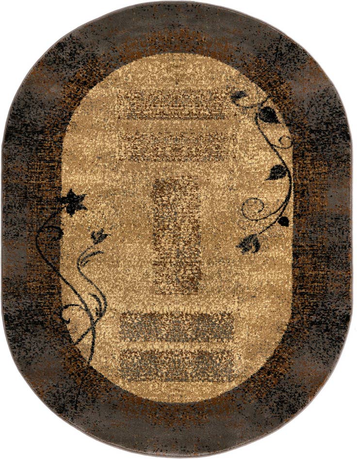 Detail image of 4' x 6' Cafe Oval Rug