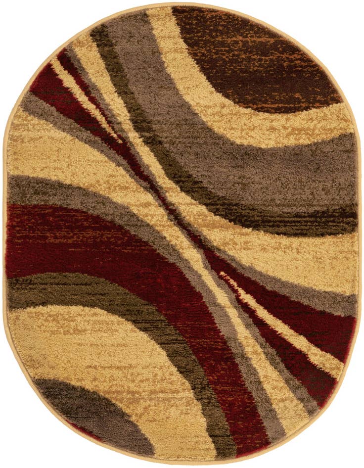Detail image of 2' x 3' Cafe Oval Rug