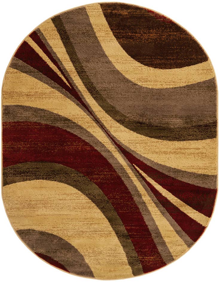 Detail image of 4' x 6' Cafe Oval Rug
