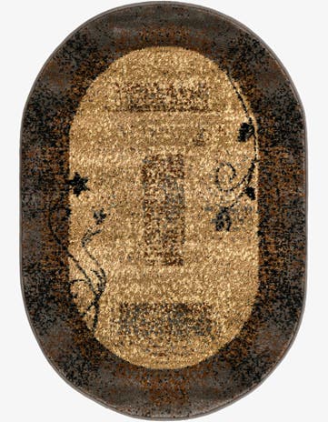 2' x 3' Cafe Oval Rug