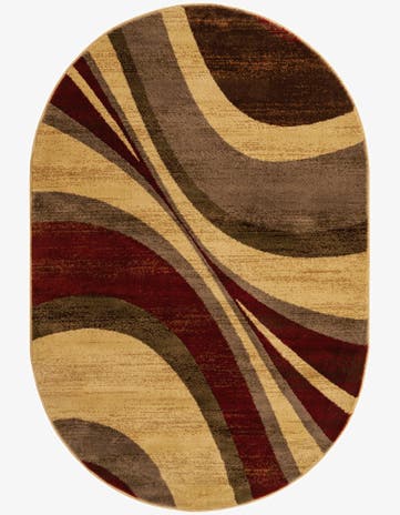 4' x 6' Cafe Oval Rug