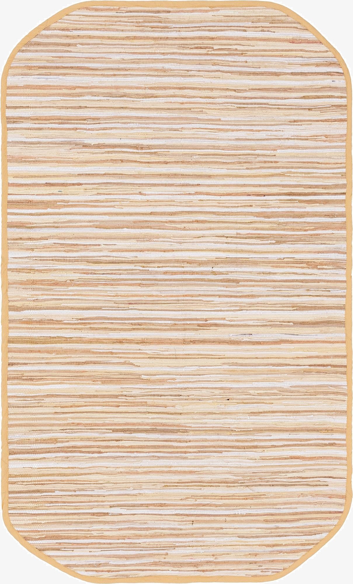  5' x 8' Chindi Cotton Oval Rug