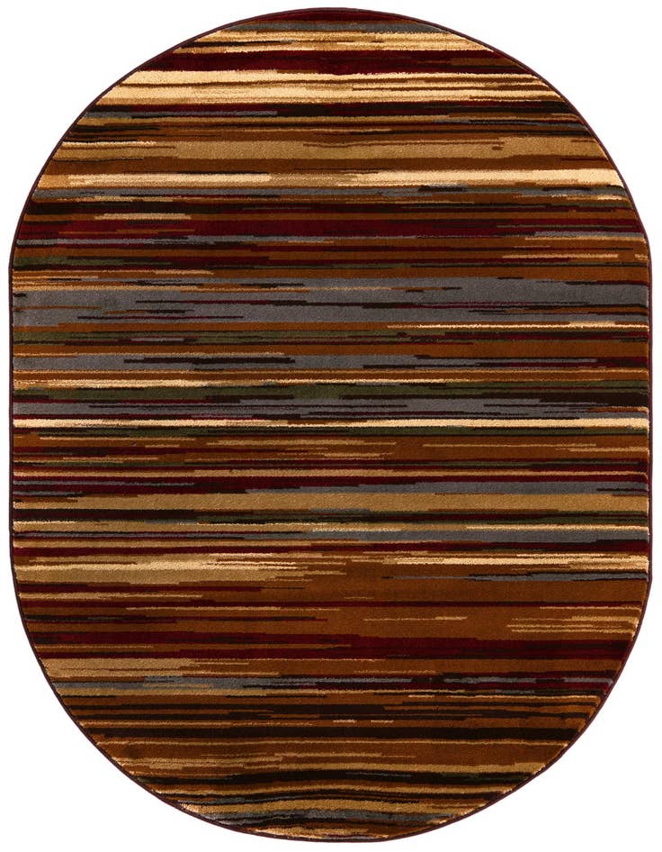Detail image of 4' x 6' Coffee Shop Oval Rug