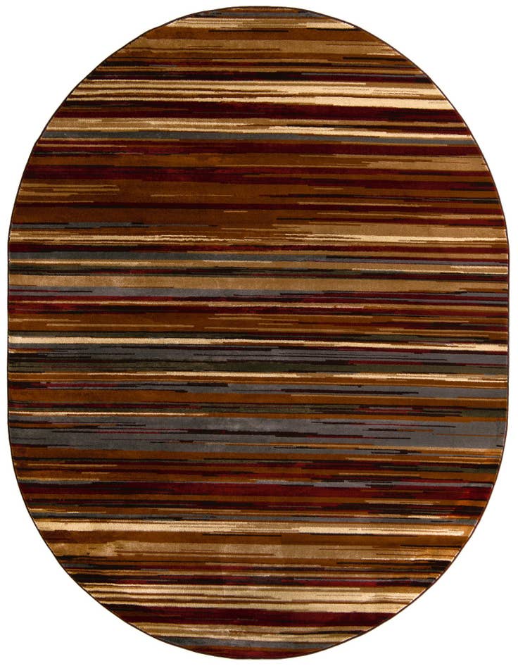 Detail image of 7' 10 x 10' Coffee Shop Oval Rug