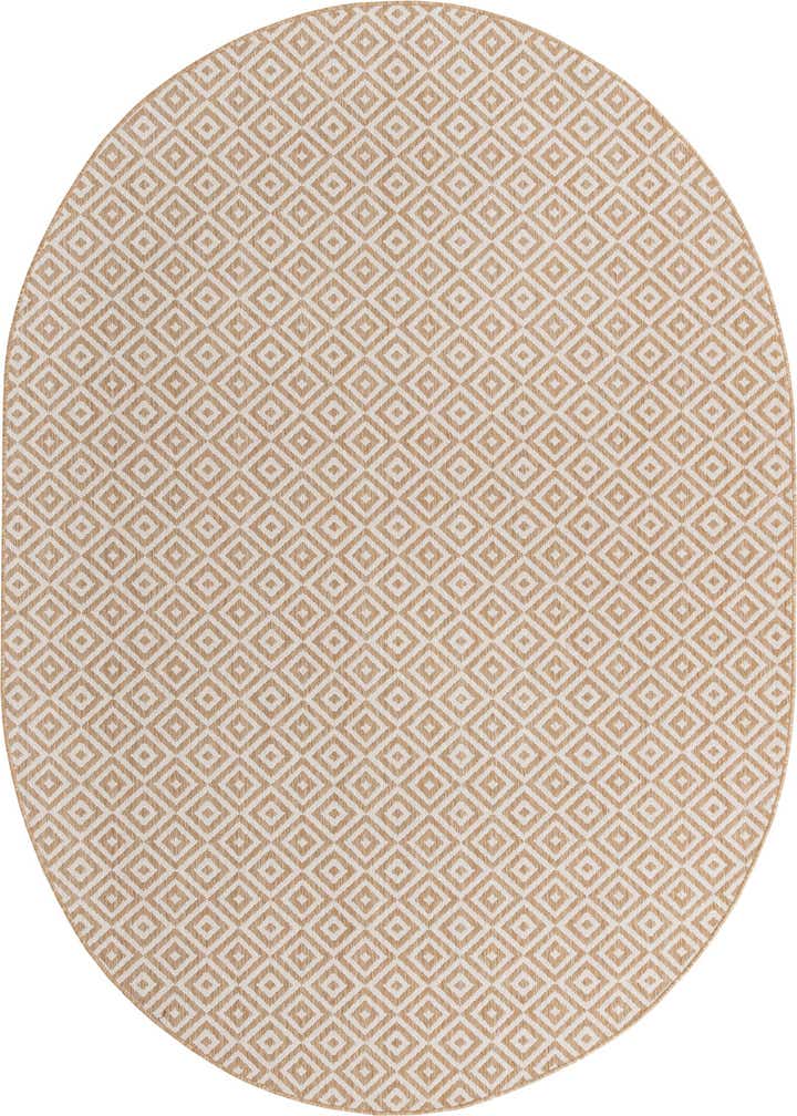 7' 10 x 10' Easy-Clean Jill Zarin Costa Rica Indoor / Outdoor Oval Rug