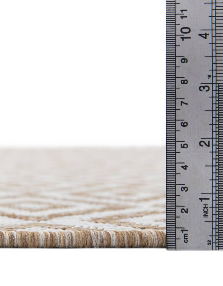 Detail image of 7' 10 x 10'  Washable Jill Zarin Costa Rica Indoor / Outdoor Oval Rug