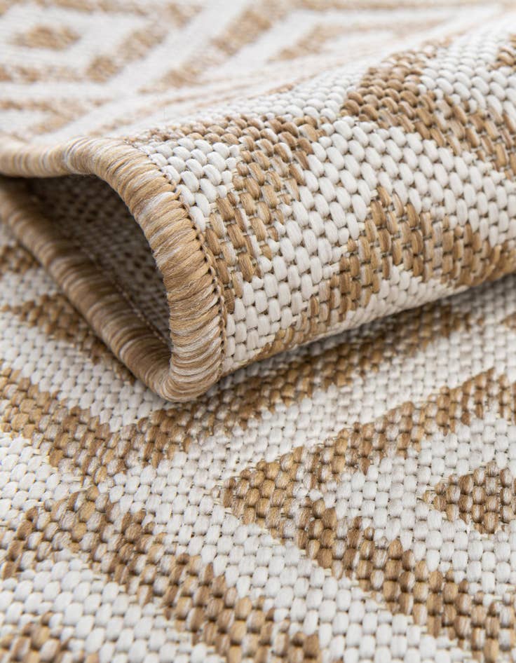 Detail image of 7' 10 x 10' Easy-Clean Jill Zarin Costa Rica Indoor / Outdoor Oval Rug