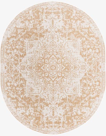 7' 10 x 10' Easy-Clean Jill Zarin Dubai Indoor / Outdoor Oval Rug
