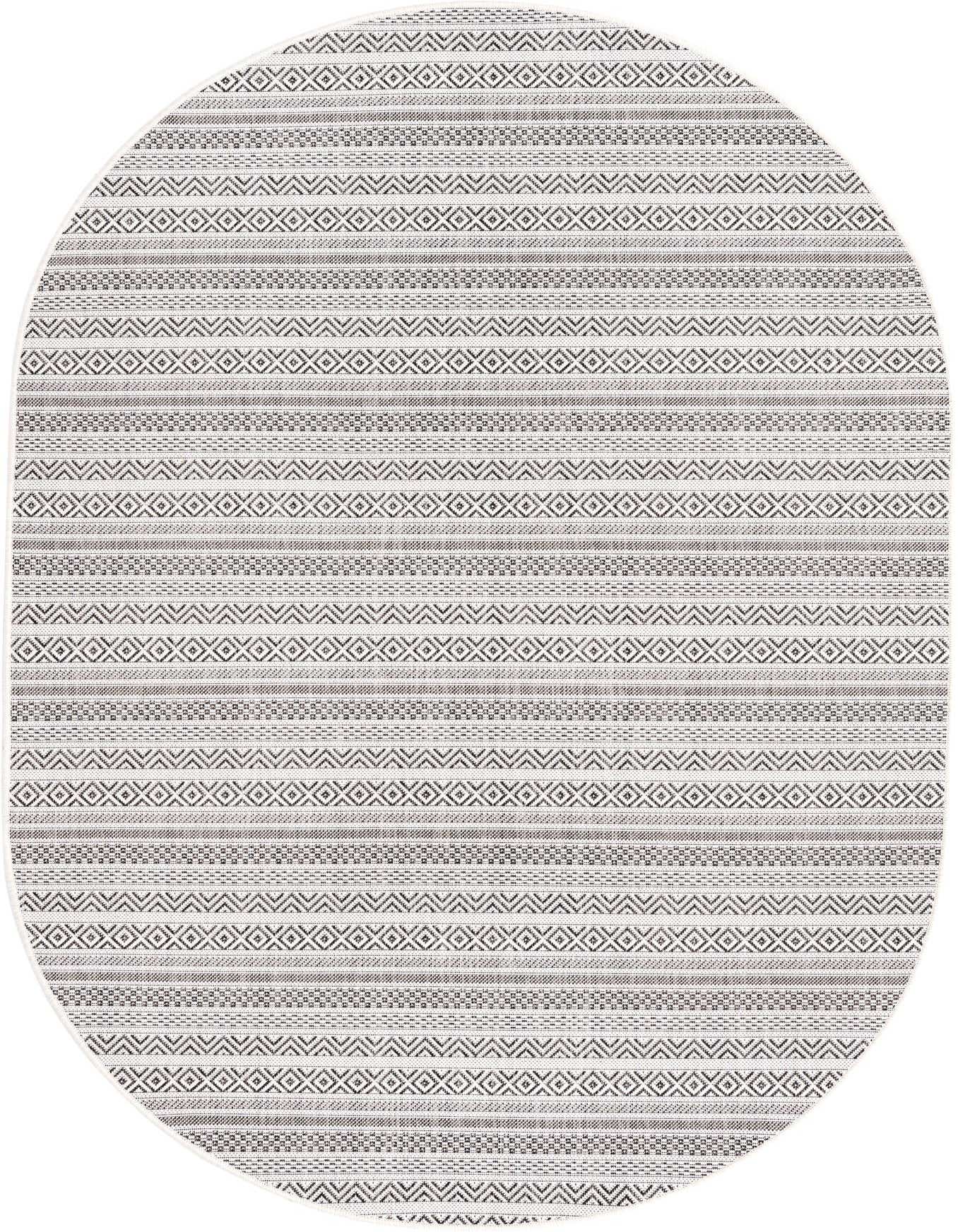 Primary image of 160cm x 245cm Ribbon Indoor / Outdoor Oval Rug