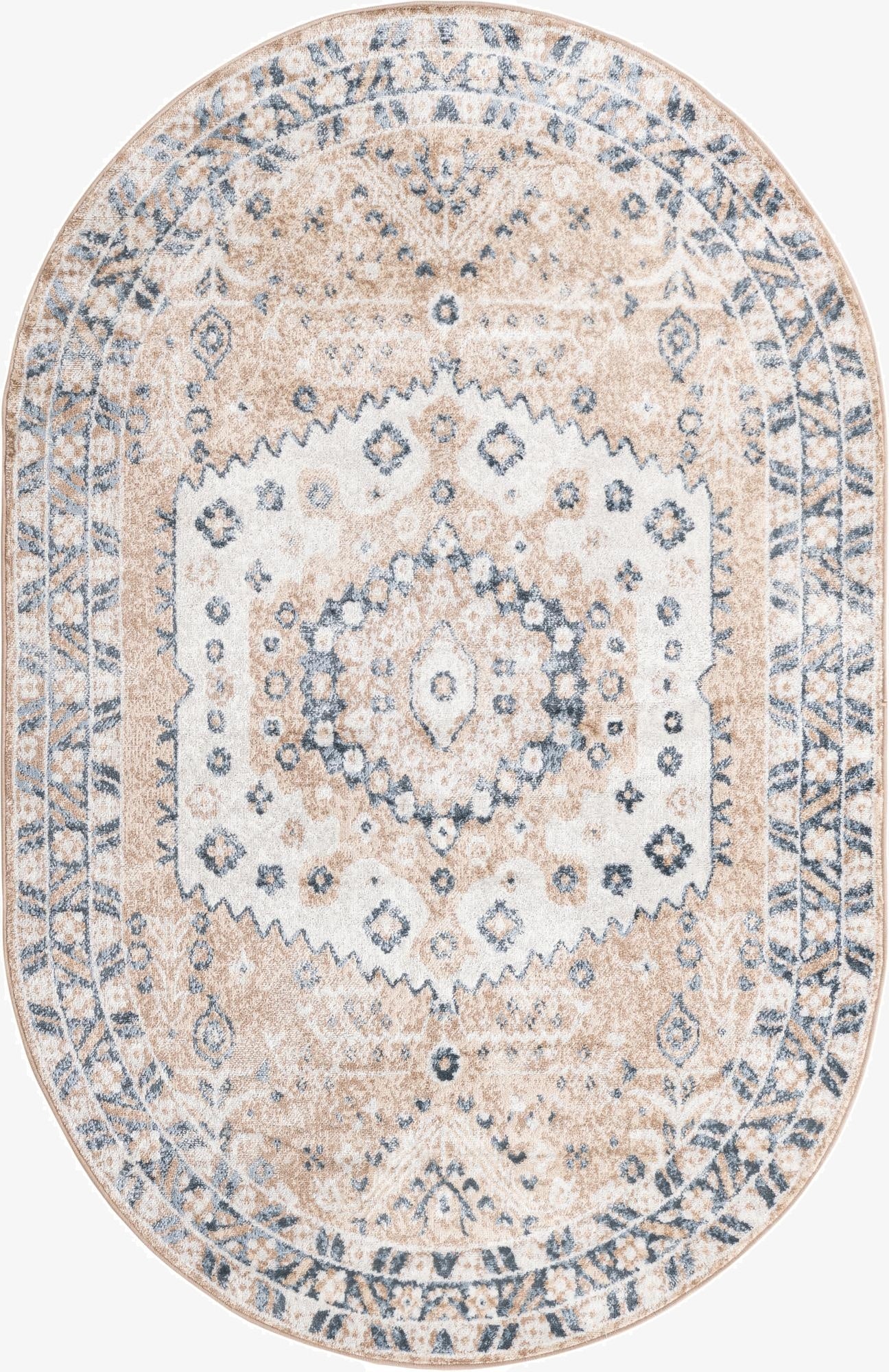 Primary image 5' x 8' Oxford Oval Rug