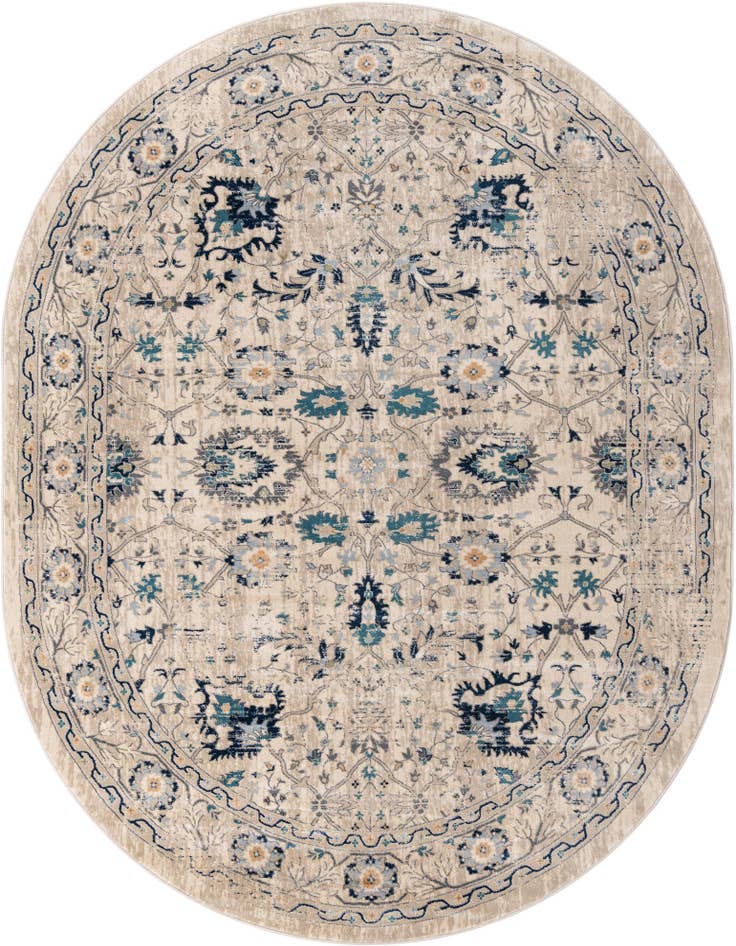 Detail image of 7' 10 x 10' Stockholm Oval Rug