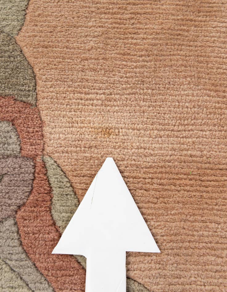 Detail image of 4' 1 x 6'  Hand Knotted Tibet Wool Oval Rug