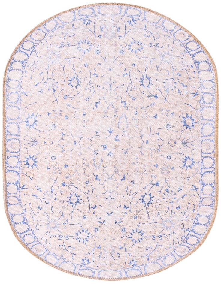 Detail image of 2' x 3' Washable Timeless Oval Rug