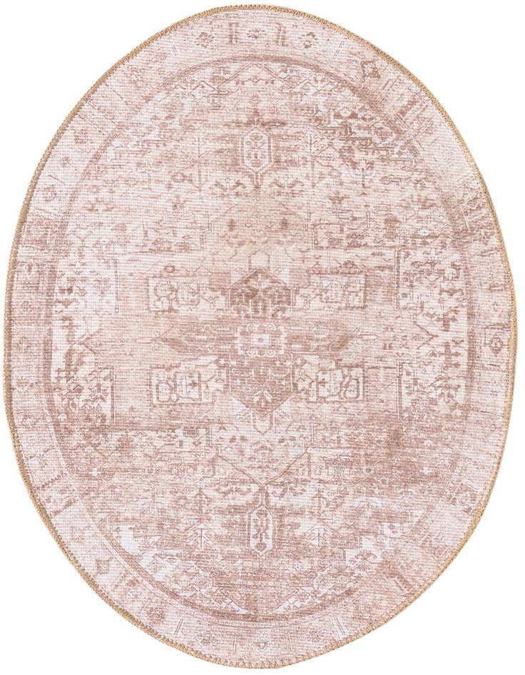 Detail image of 2' x 3' Washable Timeless Oval Rug