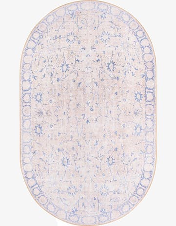Beige Timeless Oval Rug