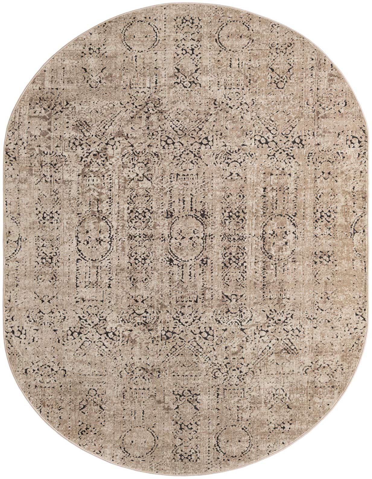 5' 3 x 8' Villa Oval Rug