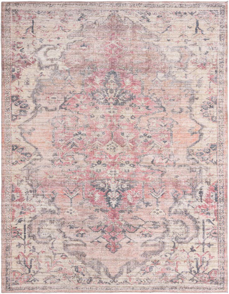 Detail image of 9' 2 x 12' Washable Nostalgia Rug