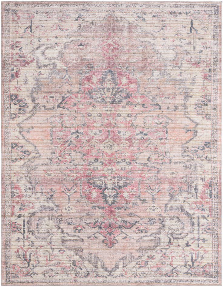 Detail image of 7' 10 x 10' Washable Nostalgia Rug