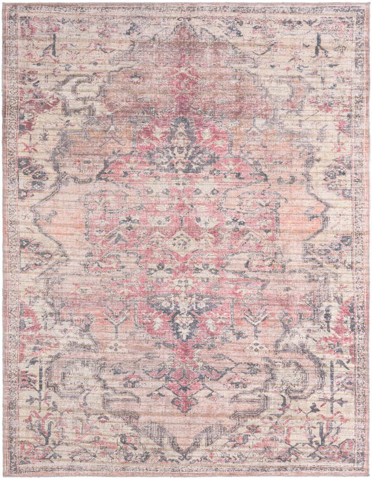 Detail image of 7' 3 x 10' Washable Nostalgia Rug