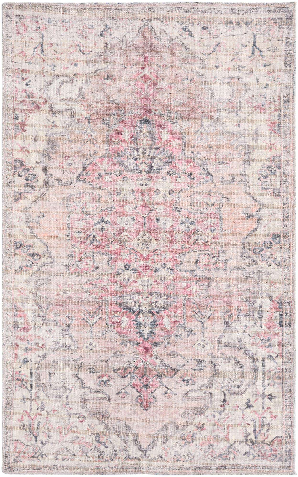 3' 3 x 5' 3 Washable Nostalgia Rug
