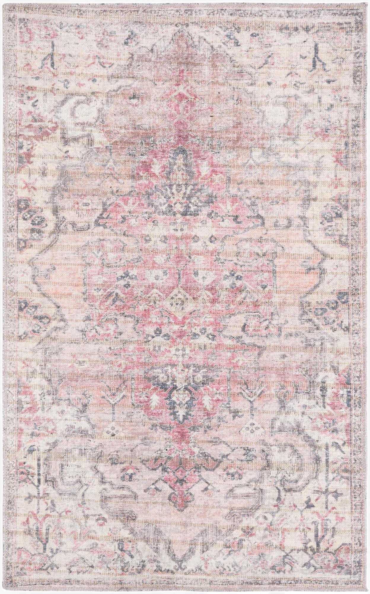 3' 3 x 5' 3 Washable Nostalgia Rug