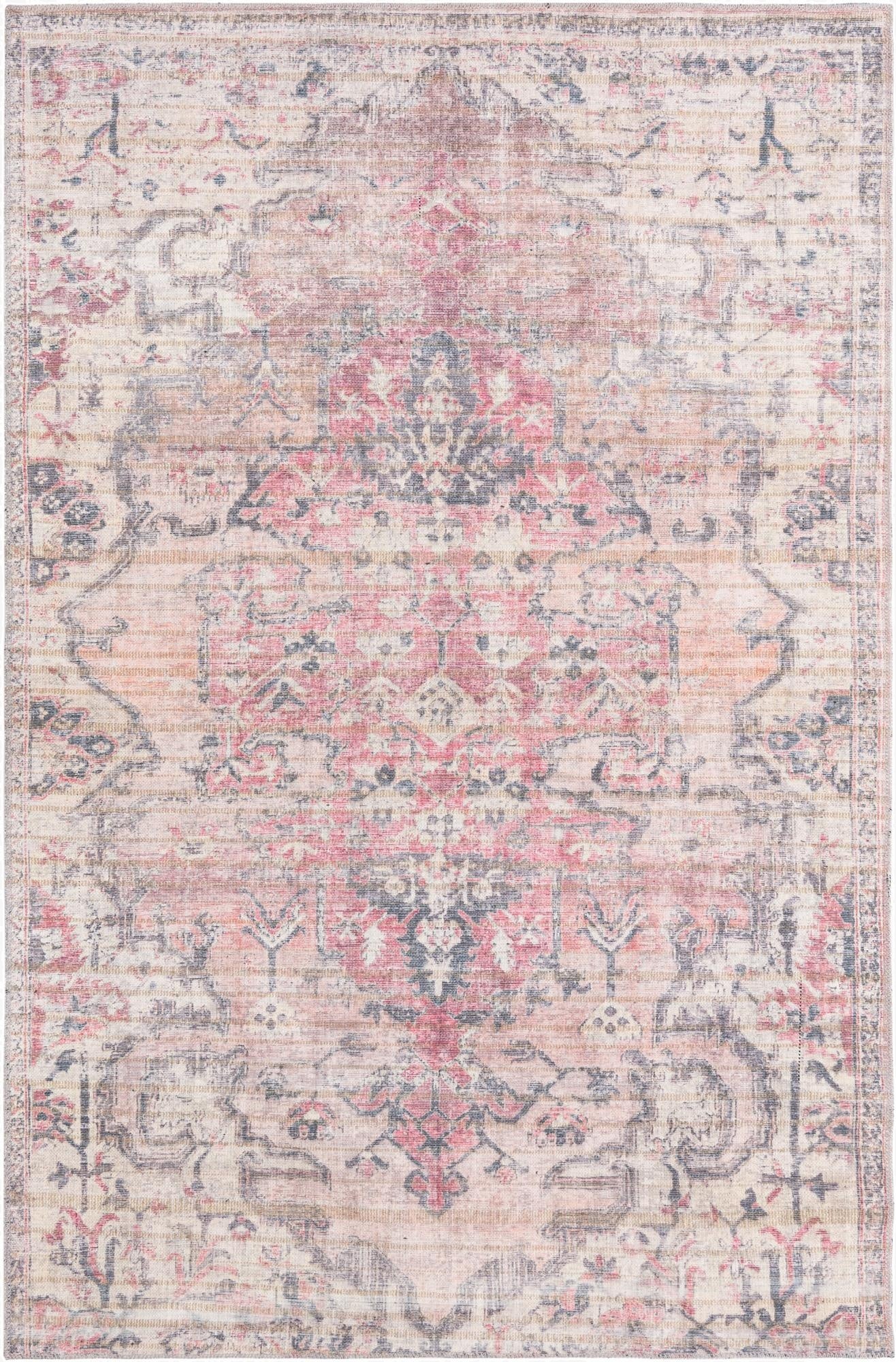 5' 3 x 8'  Washable Nostalgia Rug