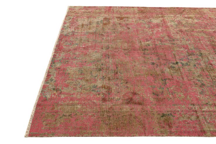 Detail image of 6' 2 x 8' 10 Hand Knotted Ultra Vintage Persian Wool Rug