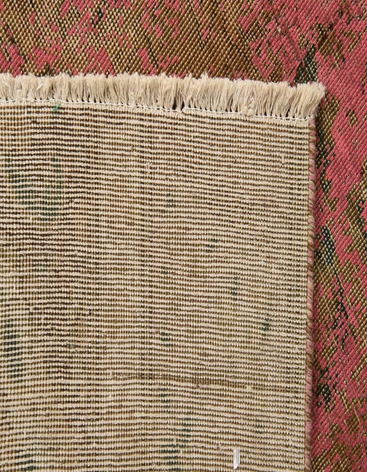 Detail image of 6' 2 x 8' 10  Hand Knotted Ultra Vintage Persian Wool Rug