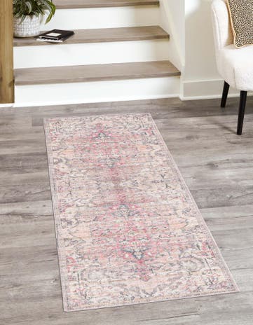 2' x 4' Washable Nostalgia Runner Rug