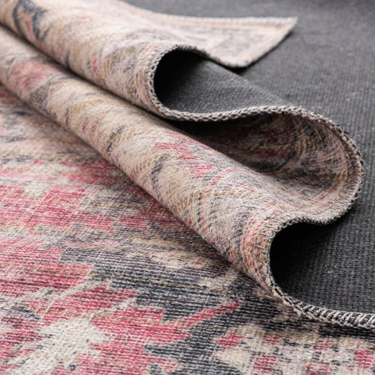 Detail image of 2' 7 x 16' 5 Washable Nostalgia Runner Rug