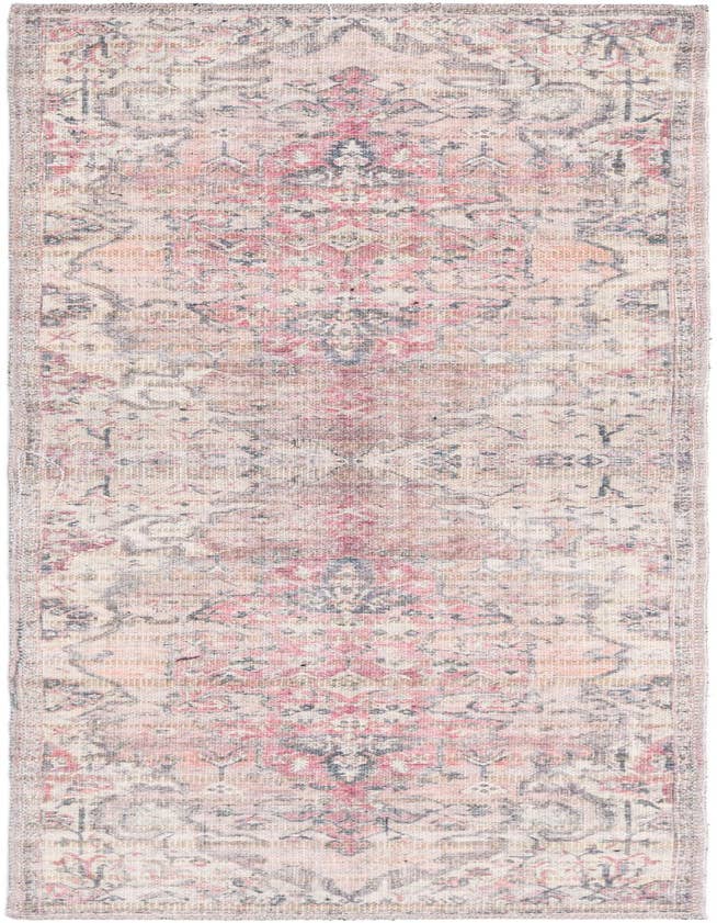 Detail image of 2' x 6' Washable Nostalgia Runner Rug