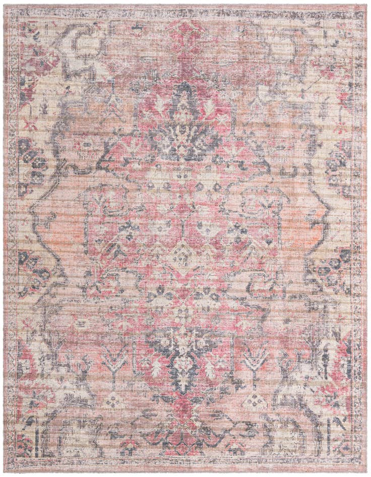 Detail image of 7' 3 x 7' 3 Washable Nostalgia Square Rug
