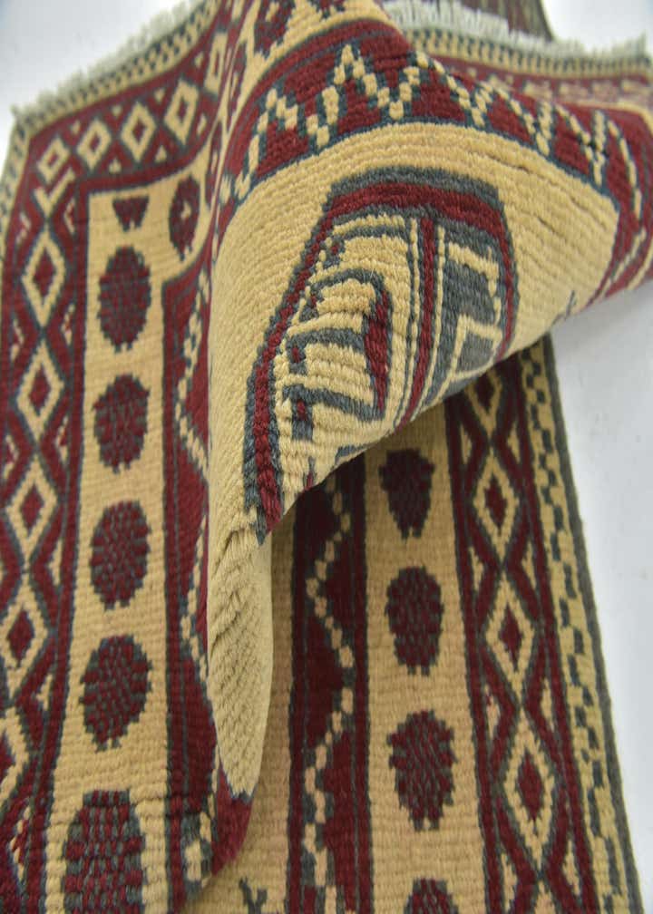 3' 2 x 5' Hand Knotted Afghan Akhche Wool Rug