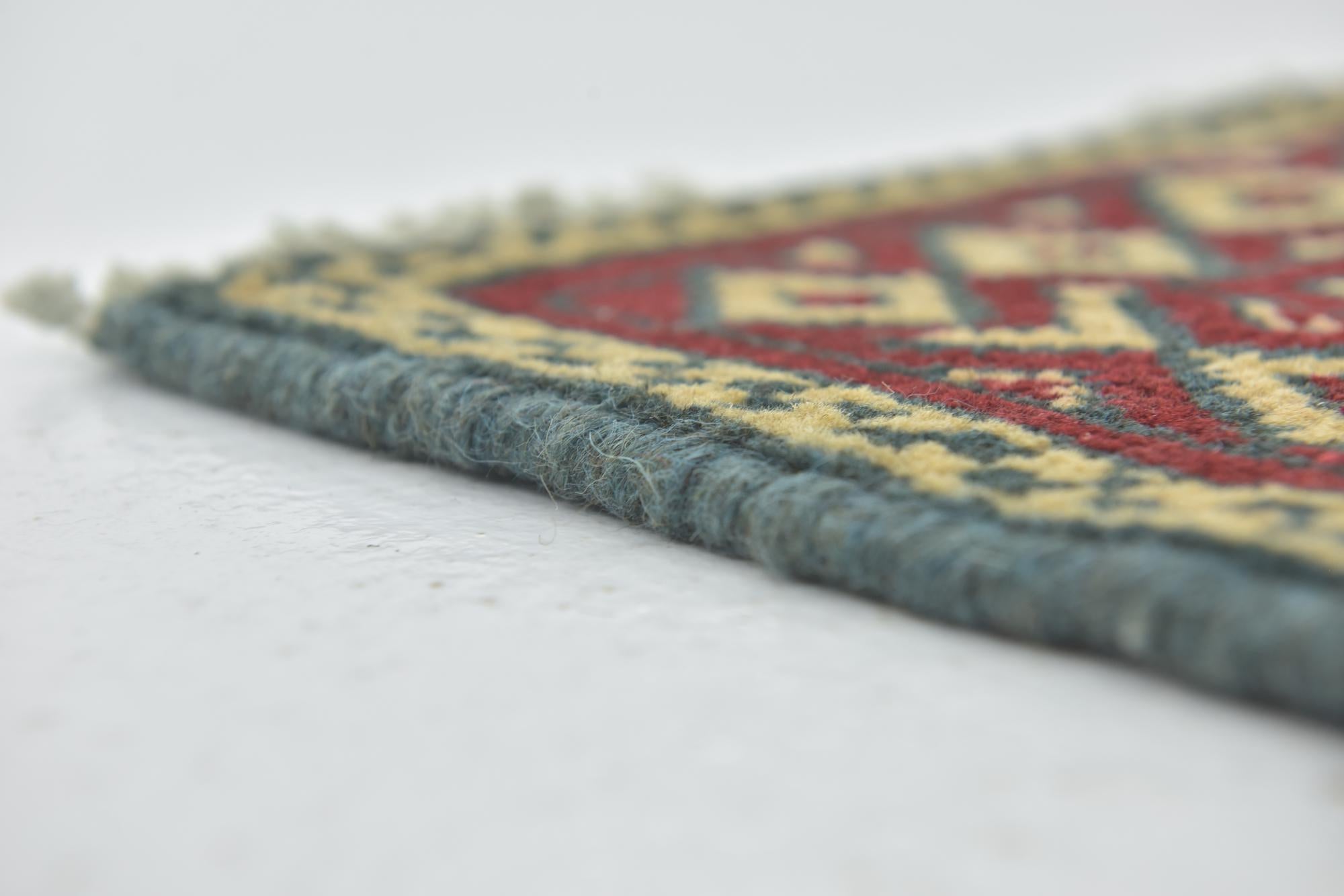 3' 2 x 5' Hand Knotted Afghan Akhche Wool Rug