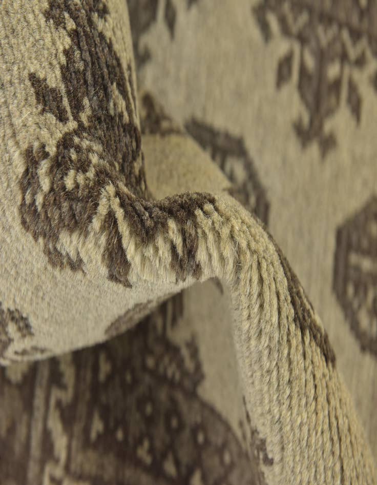 Detail image of 3' x 4' 3  Hand Knotted Afghan Akhche Wool Rug