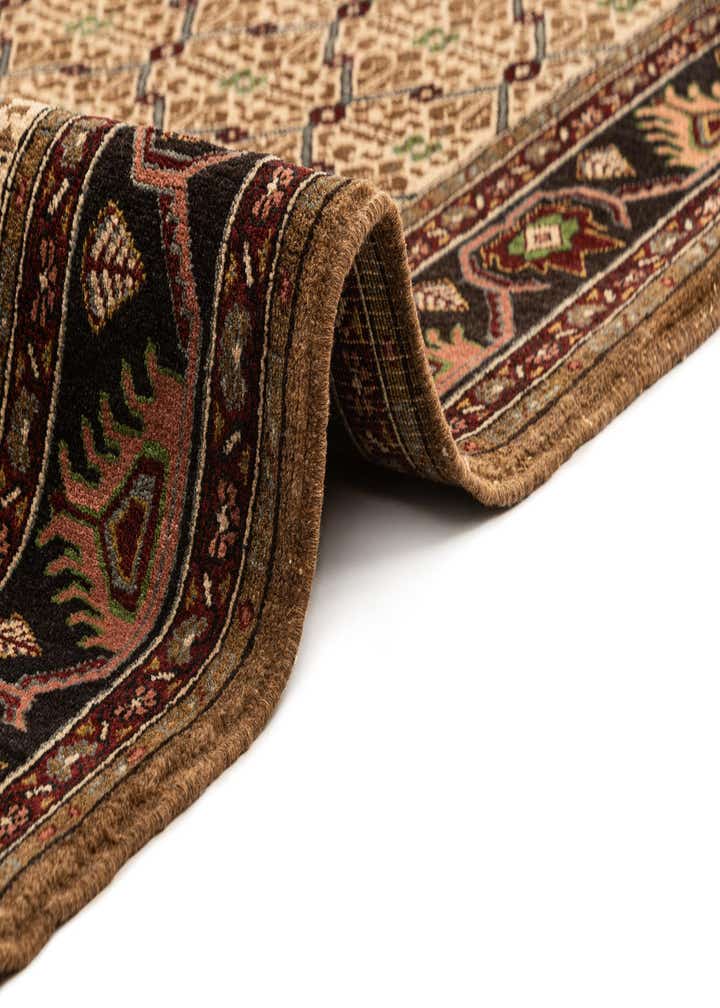 6' 7 x 9' 9 Hand Knotted Afghan Ersari Wool Rug